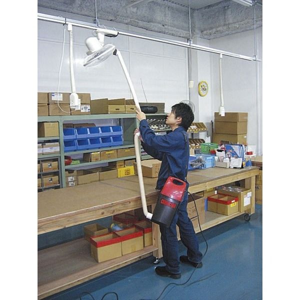 エスコ AC100V/ 500W/4.0L 掃除機(業務用・ポータブル) EA899HB 1台