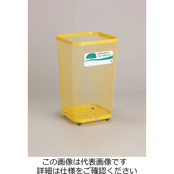 エスコ（esco） 445x710mm/103L ごみかご（黒） 1個 EA995AA-50C（直送