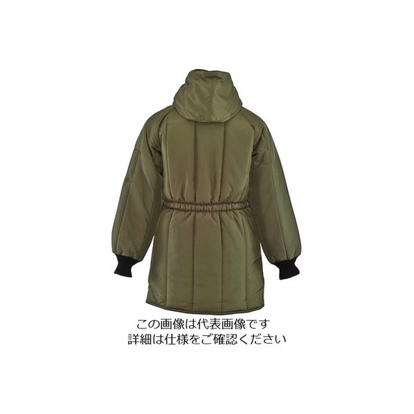 エスコ [2XL] 防寒ロングコート(Sage) EA915GM-73 1着（直送品