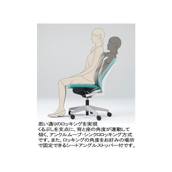 設置込】イトーキ フルゴ オフィスチェア ハイバック ベースカラー