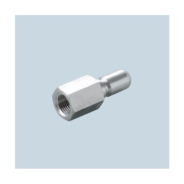 エスコ Rc3/8” カプラープラグ(雌ねじ/ステンレス製) EA425DL-3