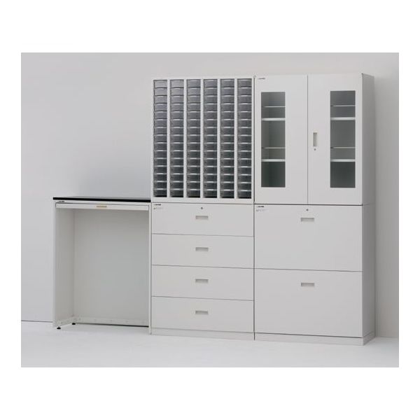 アズワン セレクトラボ ガラス両開き扉 750×450×1050mm LOG-7 1個 1