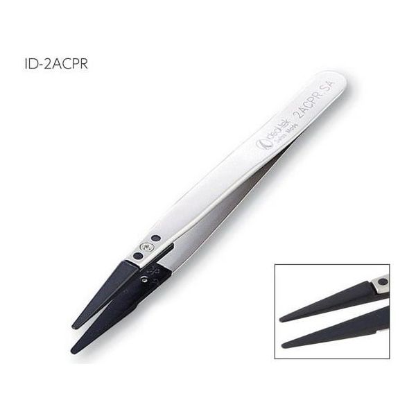 ワイ・エム・ティ カーボンファイバーピンセット 先端交換可能 ID