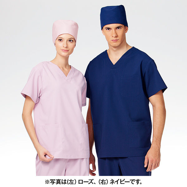 【未着用】カゼン KAZEN スクラブ上下セット　M 男女兼用 KAZEN（カゼン）【高品質・激安】メディカルウェアマジック