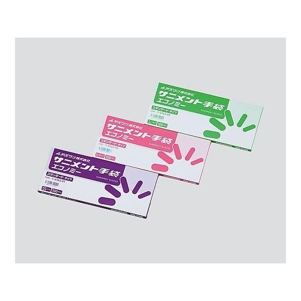 【30％OFF】 アズワン ラボランサニメント手袋 スタンダード(エコノミー PE 研究用衣類・小物