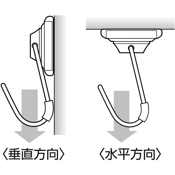 オート 強力マグネットフック 5kg 白 OH-27Mシロ マグネットフック 吊