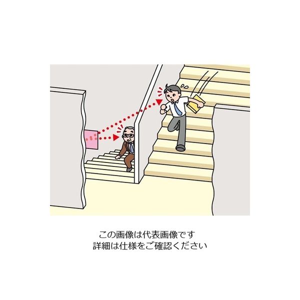 エスコ（esco） 220x165mm 通路用ミラー（左右用/両面テープ） 1枚 EA724ZM-6（直送品）