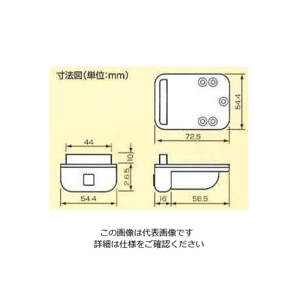 エスコ（esco） 54x73x37mm 吊戸棚用耐震ロック 1セット（3パック