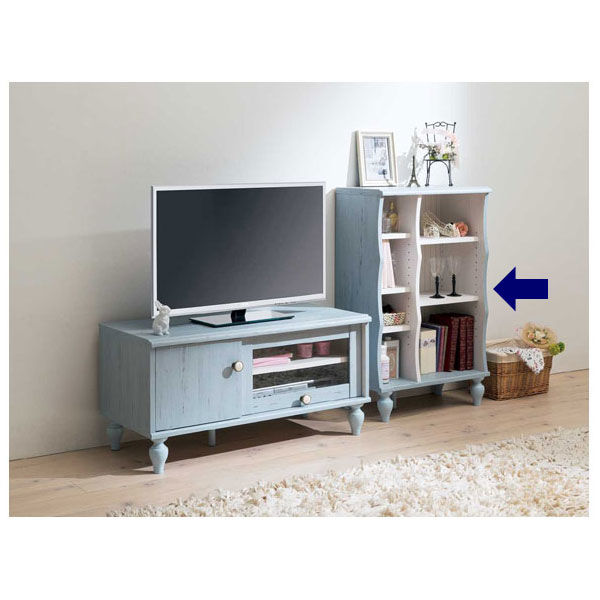 白井産業 フレンチシャビー フレンチテイストがお洒落なマルチラック 1