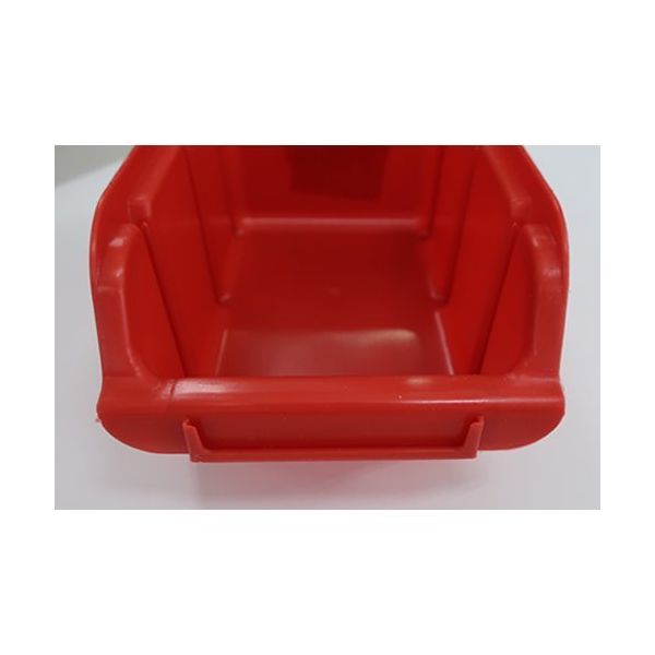 エスコ 103x115x 74mm パーツトレー(重ね置型・赤/60個) EA661CJ