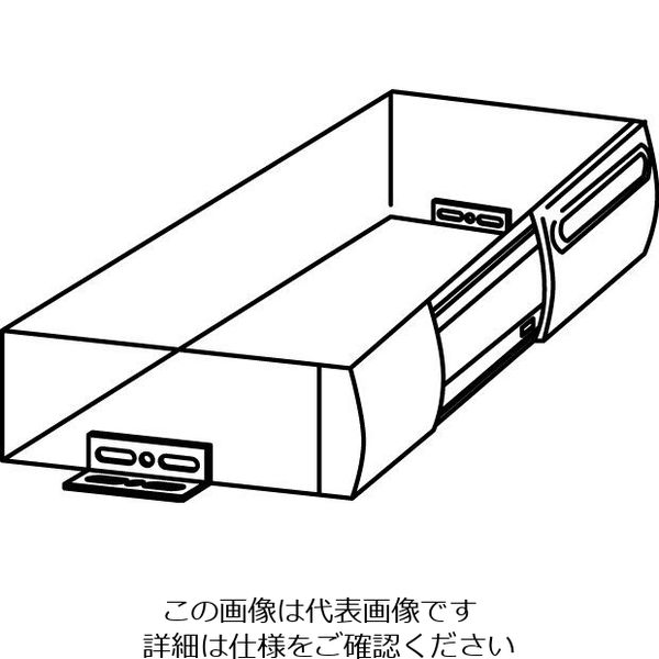 エスコ（esco） 114x39x19mm L型連結金具（ステンレス製） 1セット（20