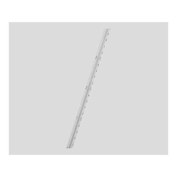 日本計量器工業 精密棒状水銀温度計(最小目盛:0.1°C) 0~100°C 450mm JC