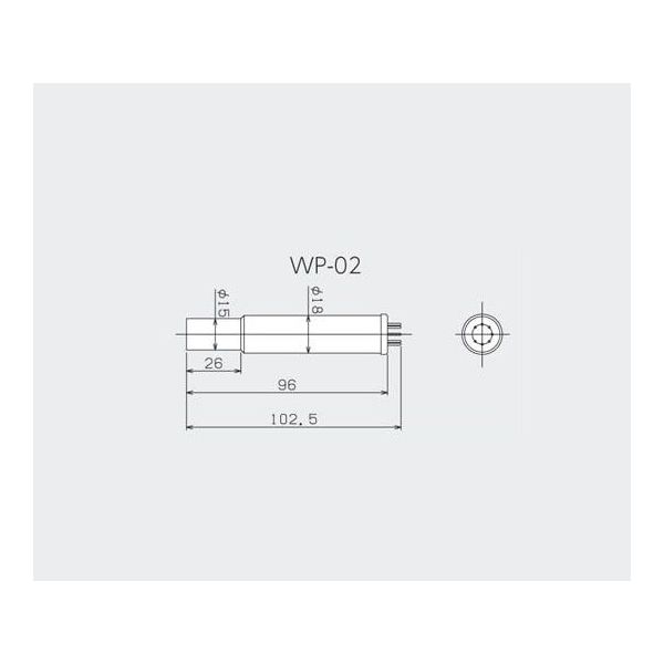 アルバック ピラニ真空計 GPー1Gケース付+測定子WPー02 GP-1G/WP-02 1