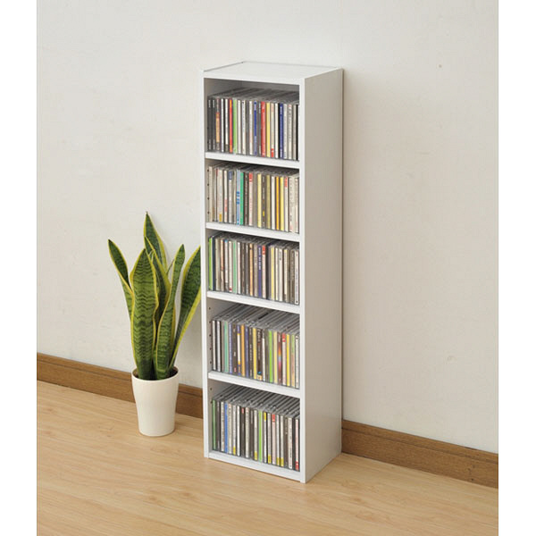 YAMAZEN コミック・CD・DVD収納ラック 幅255×奥行170×高900mm YAMAZEN コミック・CD・DVD収納ラック 幅255×奥行170×高900mm