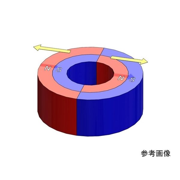 アズワン ネオジム磁石 リング型 φ10×φ3×1 径方向磁化 5個入 64
