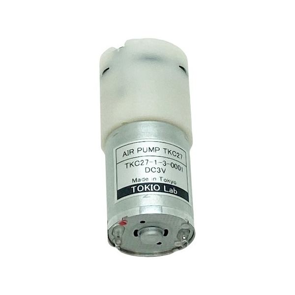 藤沢工業 小型DCダイヤフラムポンプ エアポンプ 吐出ポンプ DC3V 0 TKC27-1-3-0001 1個 64-9500-78（直送品）