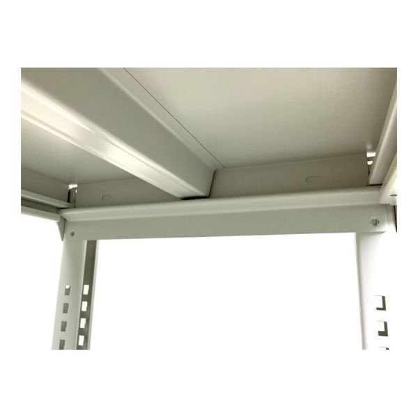 中軽量ボルトレスラック らくらくラック 増連 H1800×W900×D600mm 天地6段増連 SR20-6360-6R 1組（直送品）