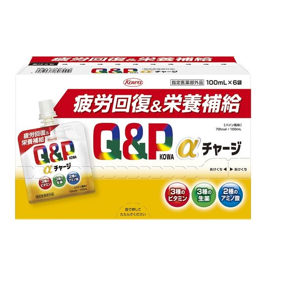 興和 キューピーコーワαチャージ 100mL 1セット（36袋：6袋入×6