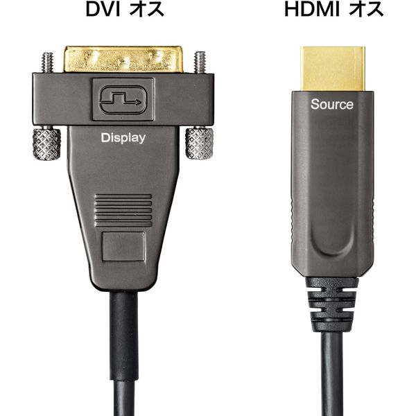 新発売の サンワサプライ（KM-HD21-15K）HDMIーDVI変換ケーブル KM