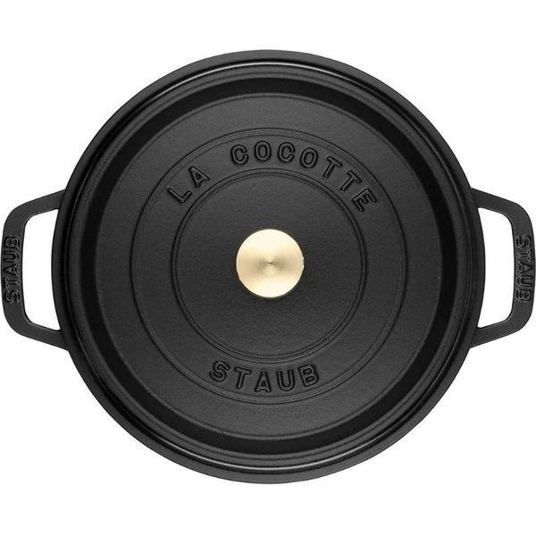 ZWILLING J.A.HENCKELS ストウブ ( STAUB ) ピコ ココット ラウンド ブラック 18cm 鍋（直送品）