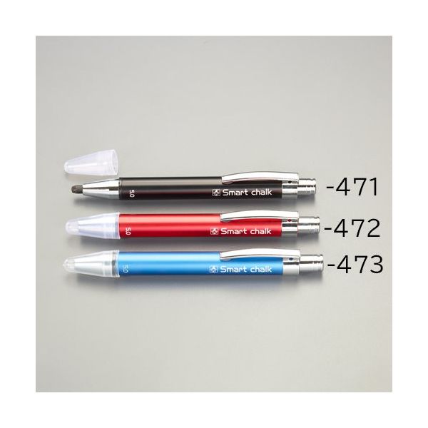 エスコ 水性チョーク(黒/ホルダー付) EA765MP-471 1セット(10個:1個×10