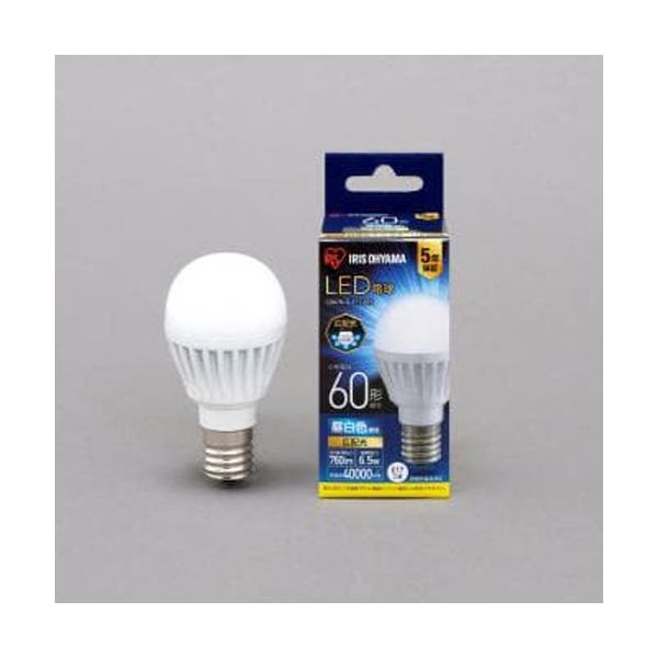 エスコ AC100V/ 6.5W/E17 電球/LED(昼白色/広配光) EA758XP-128