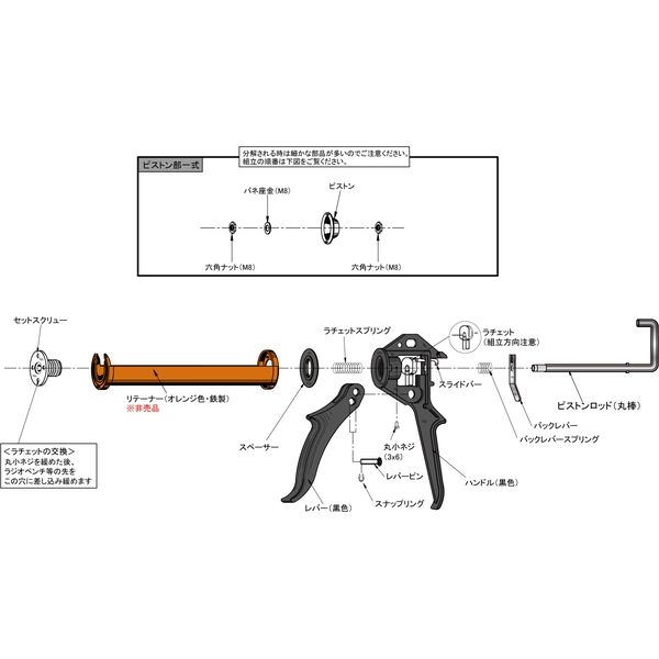 山本製作所　ＹＳＣ　強力カートリッジガン　YCG-2300HC　1個（直送品）