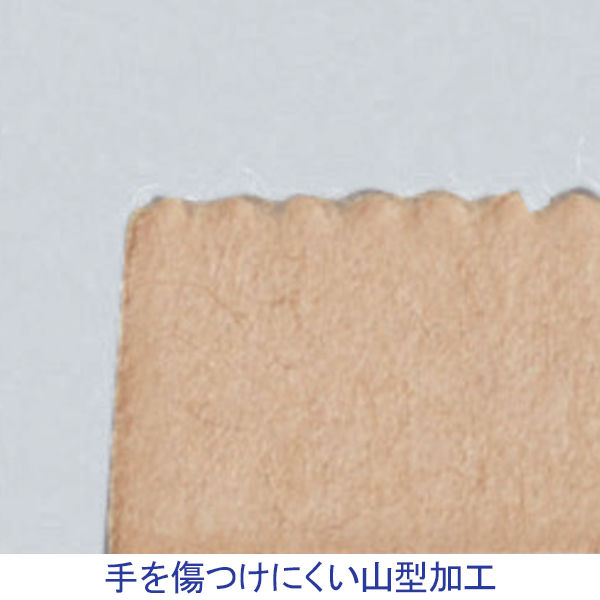 現場のチカラ」 フラップなし宅配袋（紙製） 茶 小サイズ 封かんシール