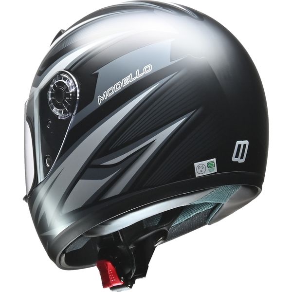 リード工業 MODELLO フルフェイスヘルメット マットブラック 151301 1 