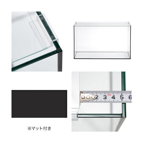 チャーム 60cm水槽 ブラックシリコン アクロ60N(60×30×36cm チャーム 60cm水槽 ブラックシリコン アクロ60N(60×30×36cm