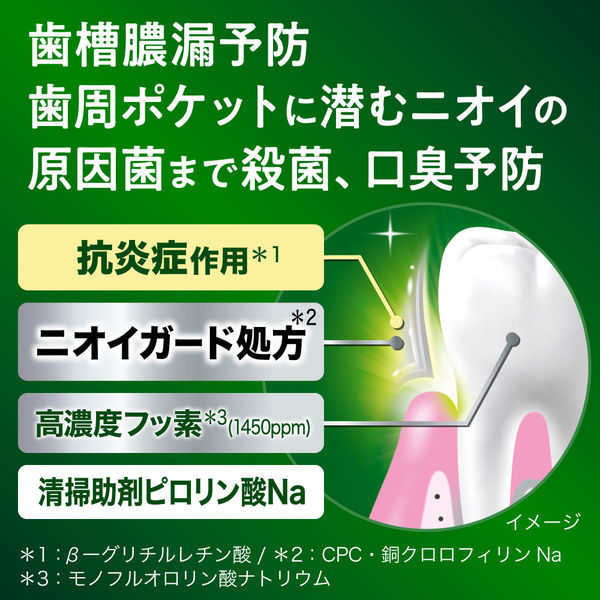 ディープクリーン 薬用ハミガキ 口臭ケア 100g 1セット（2本） 花王