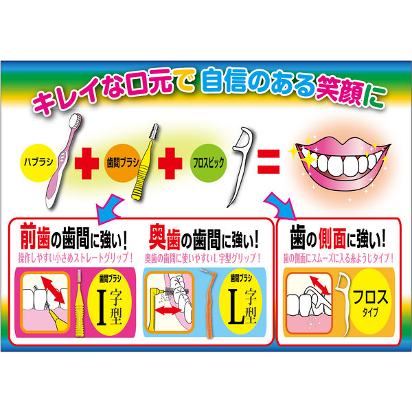 DENTALPRO（デンタルプロ） 歯間ブラシ（I字型） サイズ0（4S） 1セット（15本入×2個） デンタルプロ