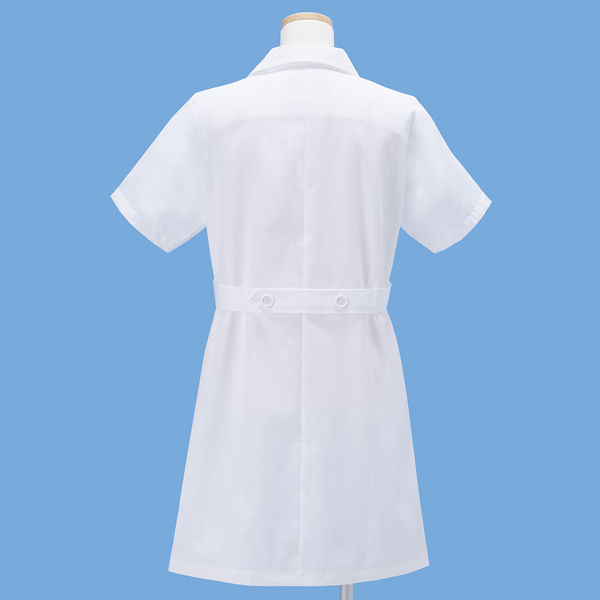 【新品】白衣 半袖 おしゃれ  ドクターコート 薬剤師 レディース 夏用 L 半袖ドクターコート【人気Dr.Coatが200種類以上】 メディコレ！