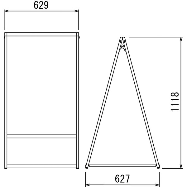 ベルク ポスタースタンド 2887 K A1（直送品） - アスクル