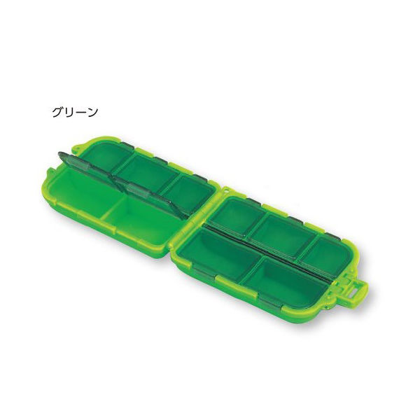 明邦化学工業 ピルケース グリーン 97×65×30mm FB-10グリーン 1セット