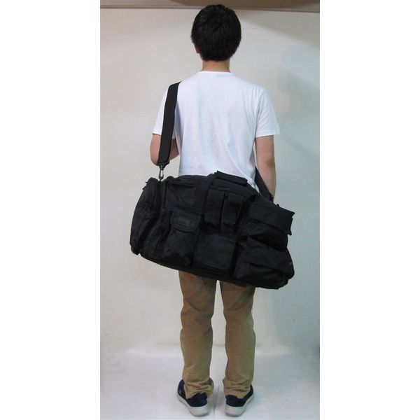 ボストンバッグ OD色 635×330×292mm エスコ EA927CF-17 エスコ 635x330x292mm ボストンバッグ(OD色) EA927CF-17 1個（直送品