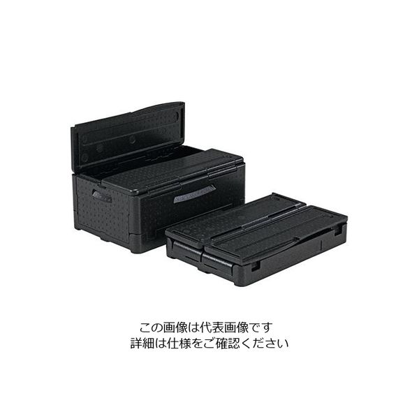 エスコ 600x400x253mm/38L 保温・保冷ボックス(折畳式) EA917AA-30 1個（直送品）