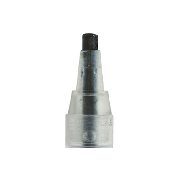 シンワ測定 工事用 ノック式クレヨン 4.0mm 黒 78445 1セット(10