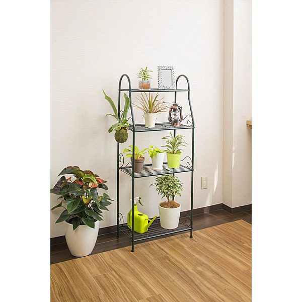 タカショー フラワースタンド 4段 NPM-FS08 グリーン 1台 （直送品