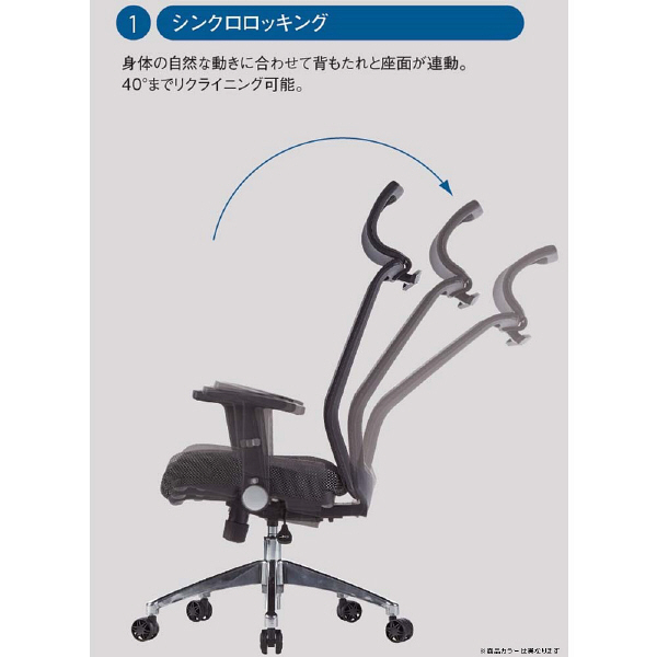 Nagimaru屋コイズミ エルゴノミックチェア レッド JG-61382RE デスク 椅子
