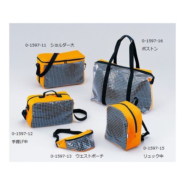 アズワン 救急・応急処置用バッグ[透明・耐寒タイプ] ウエスト