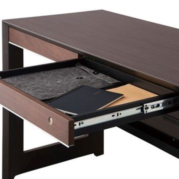 軒先渡し】コイズミ WISE（ワイズ） 120デスク ブラック 幅1200×奥行