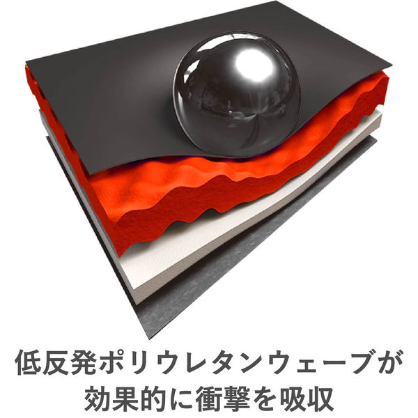 absorber 撥水pcケース 13.3インチ/ブラックオレンジ セミハード absorber 撥水pcケース 13.3インチ/ブラックオレンジ セミハード