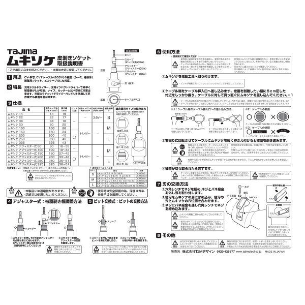 ソケット ムキソケ 100クリアケース DK-MS100CL 1セット（6個） TJM