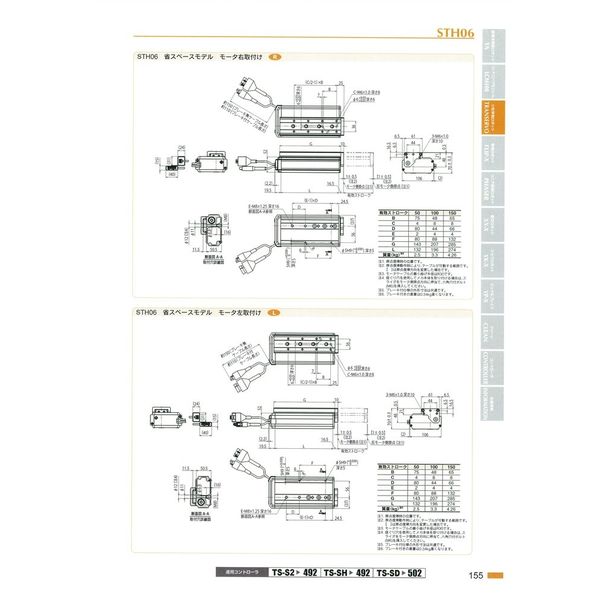 TRANSERVO 電動アクチュエータ スライダタイプ コントローラポジショナタイプ STH06-08LN-N-H-50-5K-SHNP-B(直送品) TRANSERVO 電動アクチュエータ スライダタイプ コントローラポジショナタイプ STH06-08LN-N-H-50-5K-SHNP-B(直送品)
