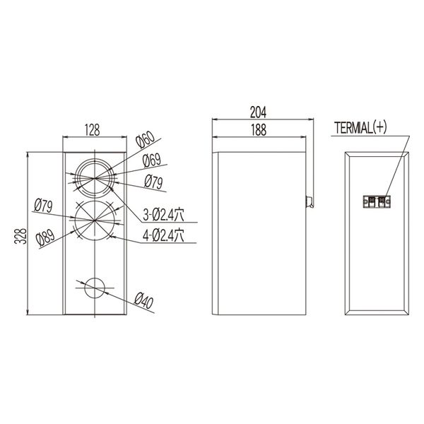 FOSTEX PT20K/PW80K専用 ダブルバスレフ型スピーカーボックス P2080-E 1個（直送品） - アスクル