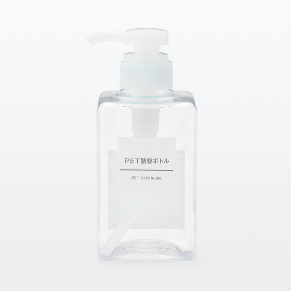 無印良品 PET詰替ボトル クリア 400mL 2個 良品計画 - アスクル