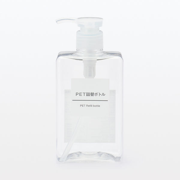 無印良品 PET詰替ボトル クリア 280mL 8個 良品計画 - アスクル