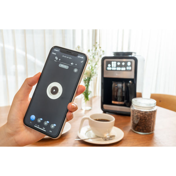 プラススタイル スマート全自動コーヒーメーカー PS-CFE-W01 1個