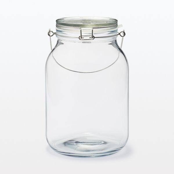 無印良品 ソーダガラス密封ビン 約4L 良品計画 - アスクル